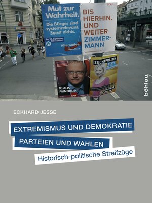 cover image of Extremismus und Demokratie, Parteien und Wahlen